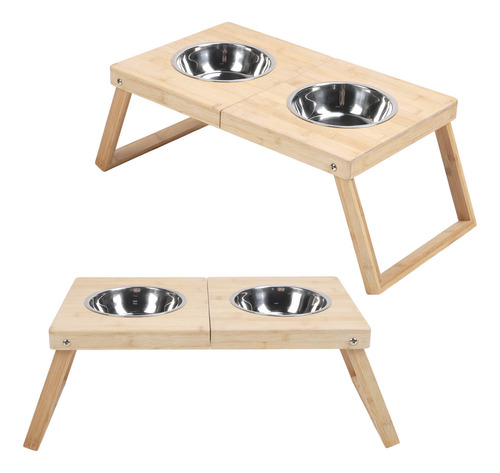 Cuencos Elevados Para Gatos Soporte Multiusos Doble De
