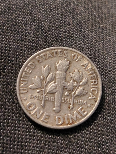 Moneda De E.u.de América 10 Centavos Año 1964 Plata 0,900