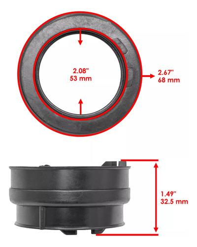 Junta Admisión Carburador Abrazader Yamaha Grizzly 660 02-08