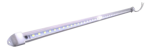 4 Pz Tubo Led Integrado 9w 60cm Listo Para Conectar A 120v Color Mica Transparente, Luz Fria 6500k