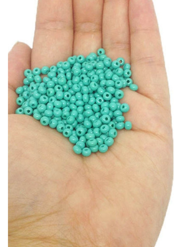 Miçangão Leitoso 6/0 Preciosa Jablonex Guias Brajas Proteção Comprimento 4.1 Mm Cor 47-verde Palmares Diâmetro 4.1 Mm