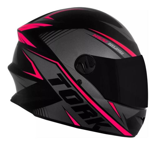 Capacete Moto Feminino/masculino Pro Tork Viseira Fumê