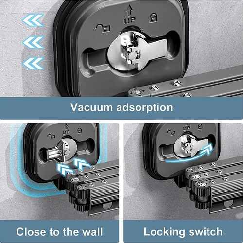 - Perchero De Pared Plegable Colgador De Ventosas Plegable