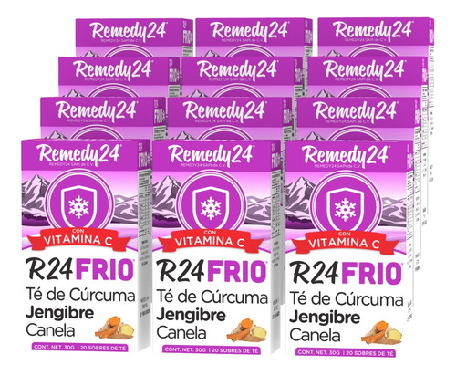 Té De Cúrcuma Jengibre Canela R24frío 12 Pack 240 Bolsas