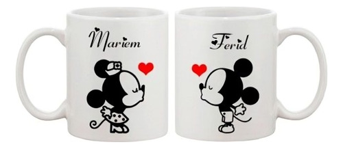 Taza De 11 Oz Con Diseño Personalizado Día De San Valentín