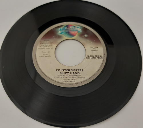 Pointer Sisters - Slow Hand   Single 7