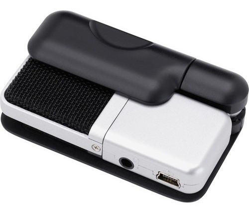 Microfono Samson Go Mic Usb Para Pc Y Mac Plata Nuevo!!!
