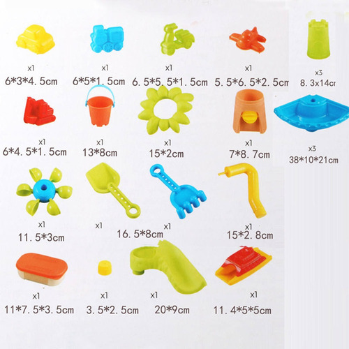 I 22 Piezas Mesa De Agua De Arena 4 En 1, Mesas De Juegos