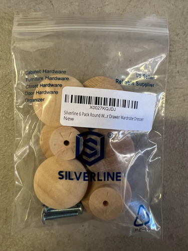 Silverline 6 Paquete De Cajas Redondas De Madera De Madera S