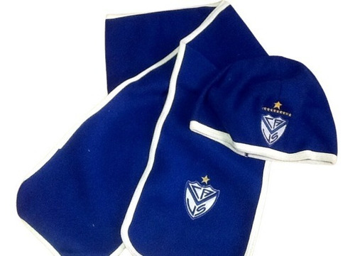 Velez Gorro + Bufanda Bordados Compras Calidad