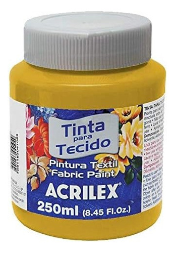 Tinta Para Tecido Melao 250ml Acrilex 895 Fosca