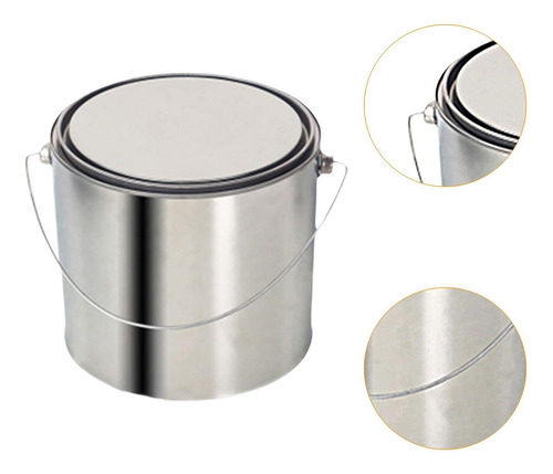 Contenedor De Almacenamiento De Pintura Con Lata De 5 Litros