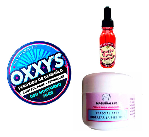 Ácido Retinoico + Oxy 10% + Crema Andrin - g a $278