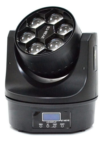 Kit 4 Moving Bee Eye 6 Leds Osram De 15w Rgbw Quadriled Dmx