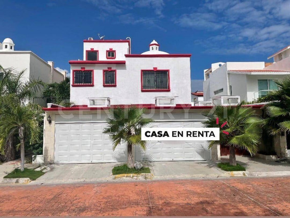 En Renta Hermosa Casa De Lujo Y Con 4 Recamaras En Centro De Cancun C3216 |  Metros Cúbicos