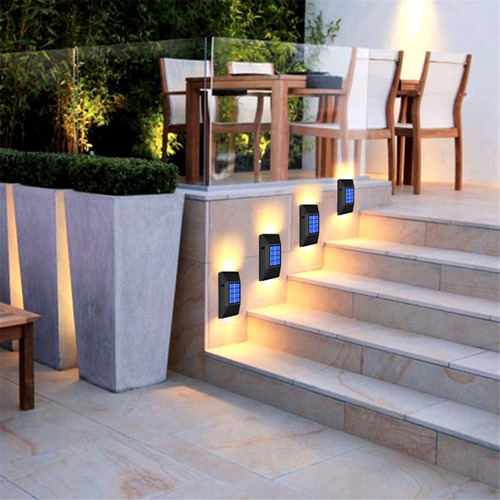 . 4 Lámparas De Pared De Jardín Impermeables