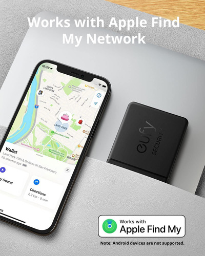 Smarttrack Card Eufy Security E30 Wallet Tracker Negro, Paqu