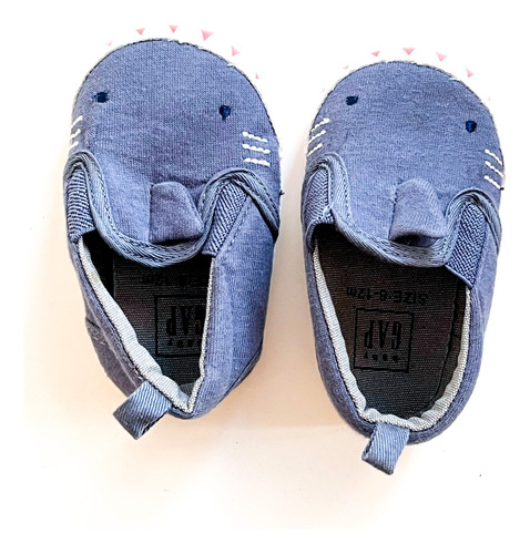 Zapatillas Badanas Baby Gap Azules Niño Talle 6-12 M