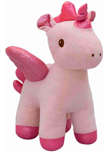 Unicórnio Rosa Com Asas 51.5cm - Pelúcia