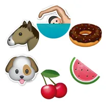 Comprar 18 Obleas Comestibles 5 Cm Diámetro Emojis 6