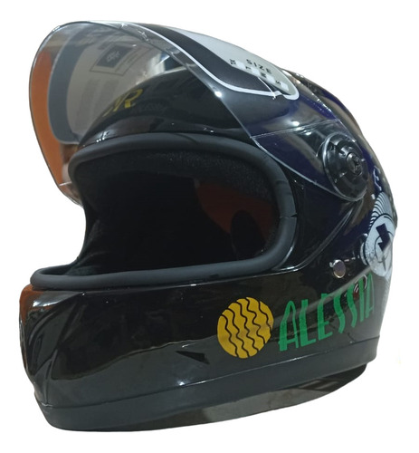 Casco Moto Niño Cerrado Infantil Alessia Mica Trasparente B