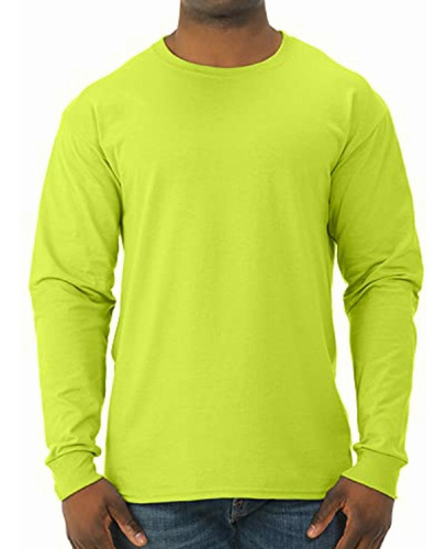Jerzees Camiseta De Manga Larga Dri-power Para Hombre, Verde