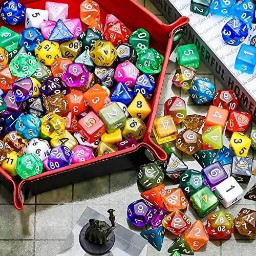 Juegos De Dados Ciaraq Dnd: 20 X 7 Dados Poliédricos (140 Y