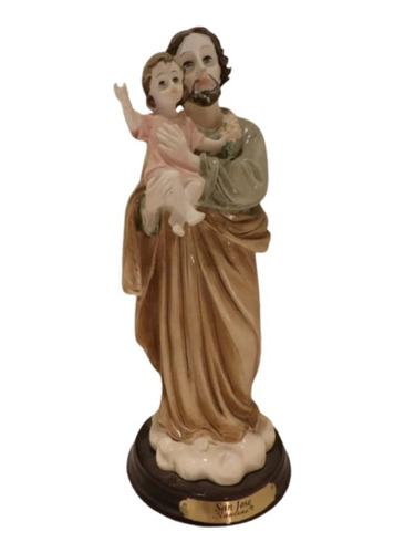 Religioso San Jose Bellisimo 22x9x9 Poliresina Santini Unico
