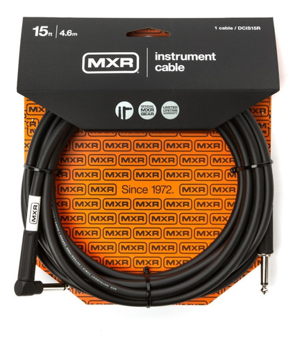 Cable Para Guitarra Y Bajo5 Mts 15' Mxr Dcis15r