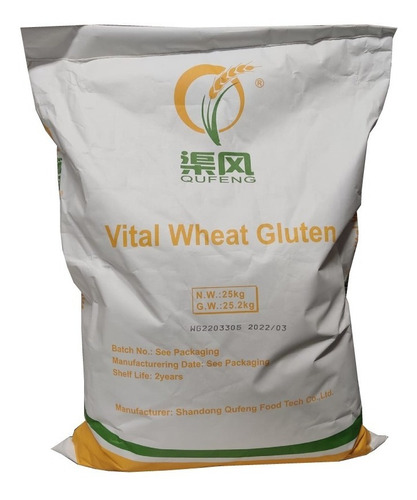 Gluten Vital De Trigo En Polvo Saco 25 Kg Andina Grains