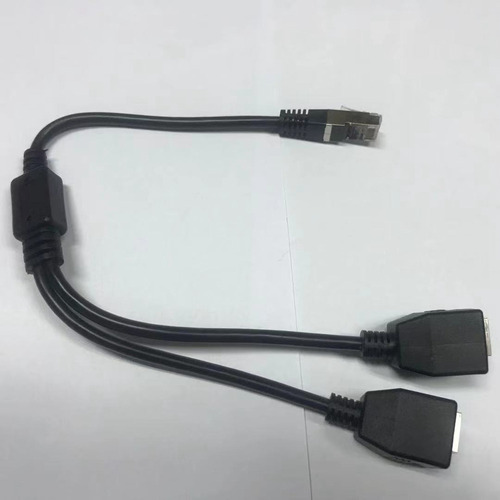 Cable Divisor Ethernet Rj45, 1 Conector Ethernet Macho A 2 H
