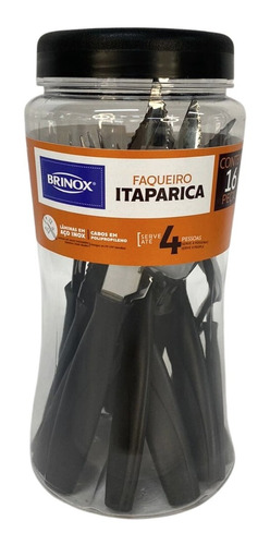 Juego De Cubiertos Acero Inoxidable Kit De 16 Piezas Brinox 