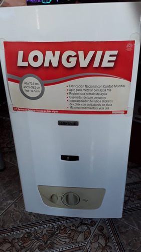 Vendo Calefón Longvie Gas Natural