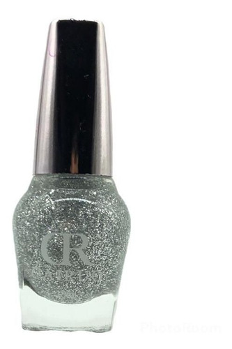 Bri164 - Esmalte Cr - Destellos - Plateado - No.164