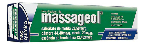  Massageol - Combate As Dores Musculares Pomada 30g