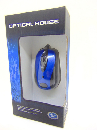 Mini Mouse Usb 1200 Dpi Azul