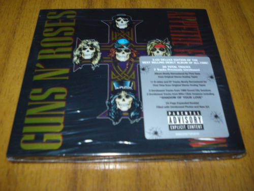 Cd Guns And Roses / Appetite For..(nuevo Sellad) Deluxe 2 Cd