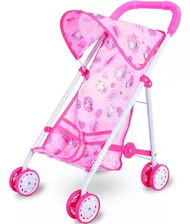 Carrinho De Bebe Super Cute Alive Baby Stroller Rosa 7032