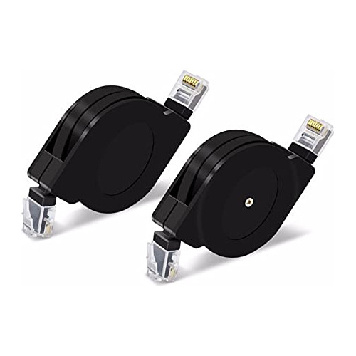 Cable Ethernet Cncob Cat6 Retráctil Rj45 8p8c Plano Gigabit
