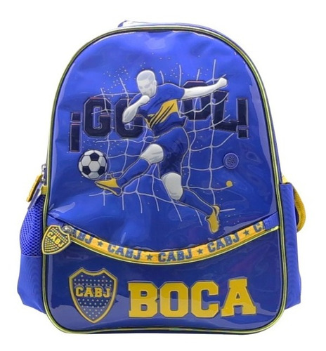 Mochila Espalda Boca Juniors Gol Fútbol Con Sonido 16 PuLG
