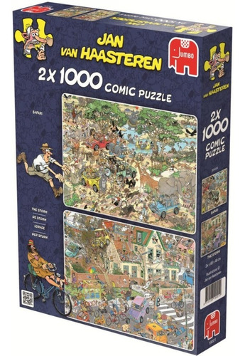 Puzzle 1000 Piezas X 2  Safari & Storm Jan Van H. - Jumbo