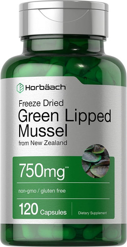 Mejillon Labio Verde Green Lipped Mussel 120 Capsulas Eg N17 Sabor ND