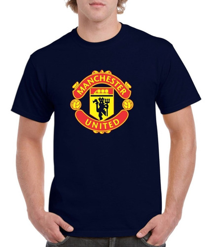 Playera Manchester United Logo Tallas Xxl Y 3xl
