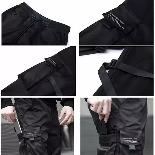 Pantalones cargo casuales para hombre Streetwear Fashion Hip Hop