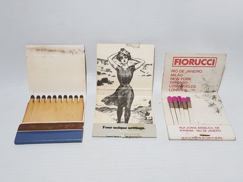 Imagen 7 de 9 de Antiguas Cajas Fósforos Fernet Branca, Cinzano Etc Mag 57561