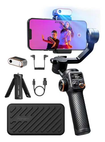 Estabilizador Gimbal Hohem Isteady M6 Kit 3eixos Modelo com luz de