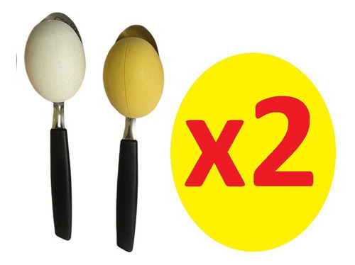 Kit 2 Un Brincadeira Corrida Equilíbrio Colher E Ovo Arraia