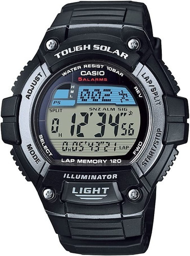 Reloj deportivo solar resistente Casio WS220-1av