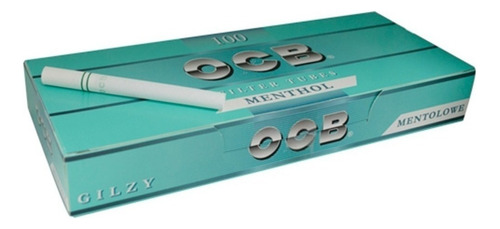 Tubos Para Rellenar Ocb Menthol X 100 Un. X 5 Cajas