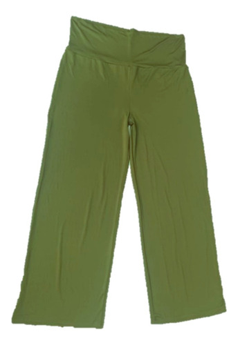 Pantalón De Licra Color Verde Olivo - Mujer  Talla 2xl